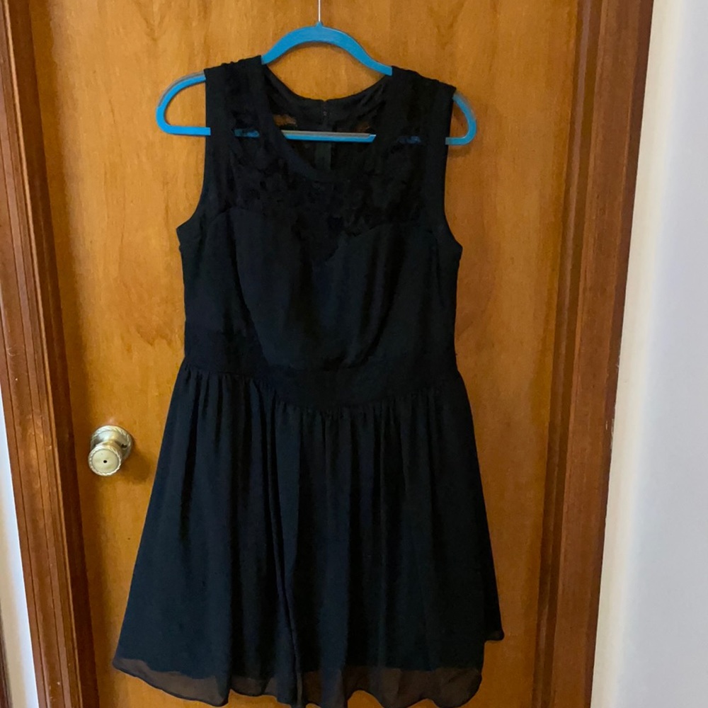 Short Prom style black dress